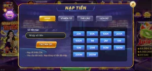 Nạp tiền Betvip qua bank