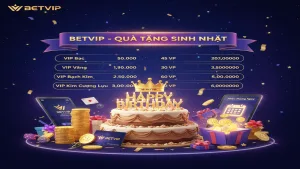 Quà tặng sinh nhật Betvip