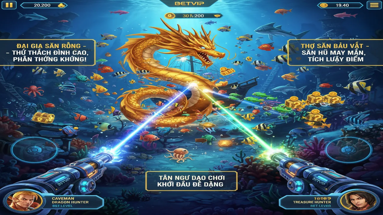 Top sảnh Bắn Cá 3D Betvip